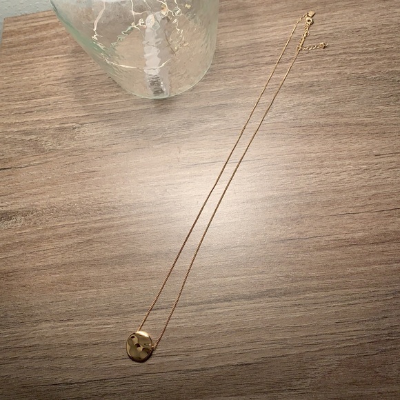 NWOT Long Gold Coin Pendant Necklace - Picture 4 of 4